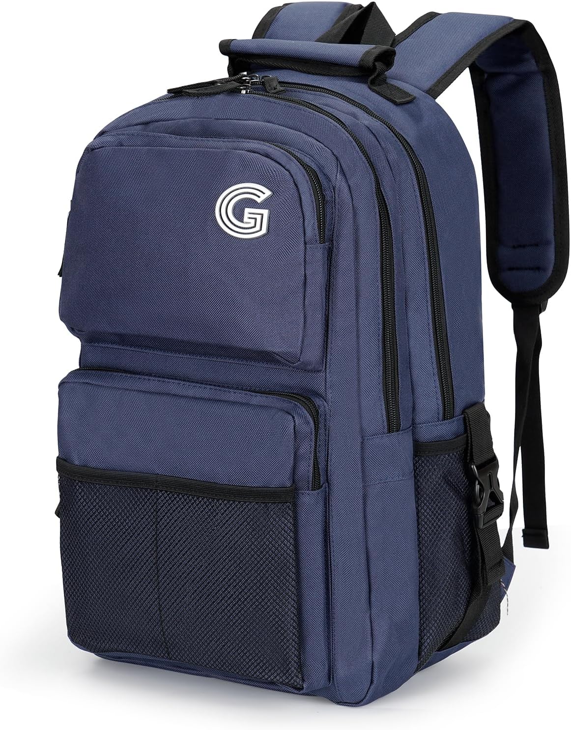 College Laptop Backpack, 17 inch Carry on Backpack Flight Approved. Large Capacity Design Can Accommodate Personal Item, Travel Clothes and Daily Books. Blue - Image 9