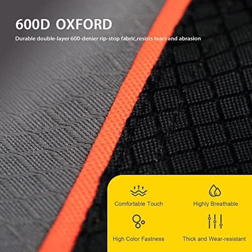 FAIR WIND Oversized Fully Padded Camping Chair Folding Loveseat Camping Couch Double Duo Chair Heavy Duty Quad Fold Arm Chair with Cup Hold - Supports 650 LBS Black - Image 6