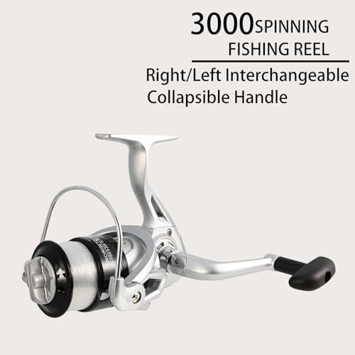 Fishing Pole Combo, 6.9ft 2Pcs Telescopic Rods Set, Collapsible Carbon Fiber Fishing Rods, 2PCS Spinning Reel Set with Carrier Bag Freshwater Fishing Rod and Reel Combos Kits - Image 4