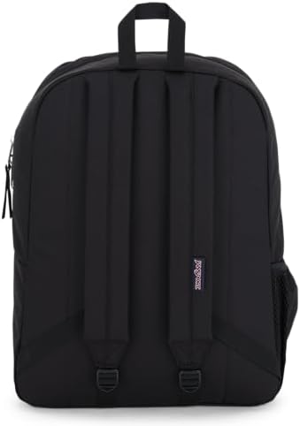 JanSport Cross Town Backpack 17" x 12.5" x 6" - Simple Bag for Everyone with 1 Main Compartment, Front Utility Pocket - Premium Class Accessories - Black - Image 3