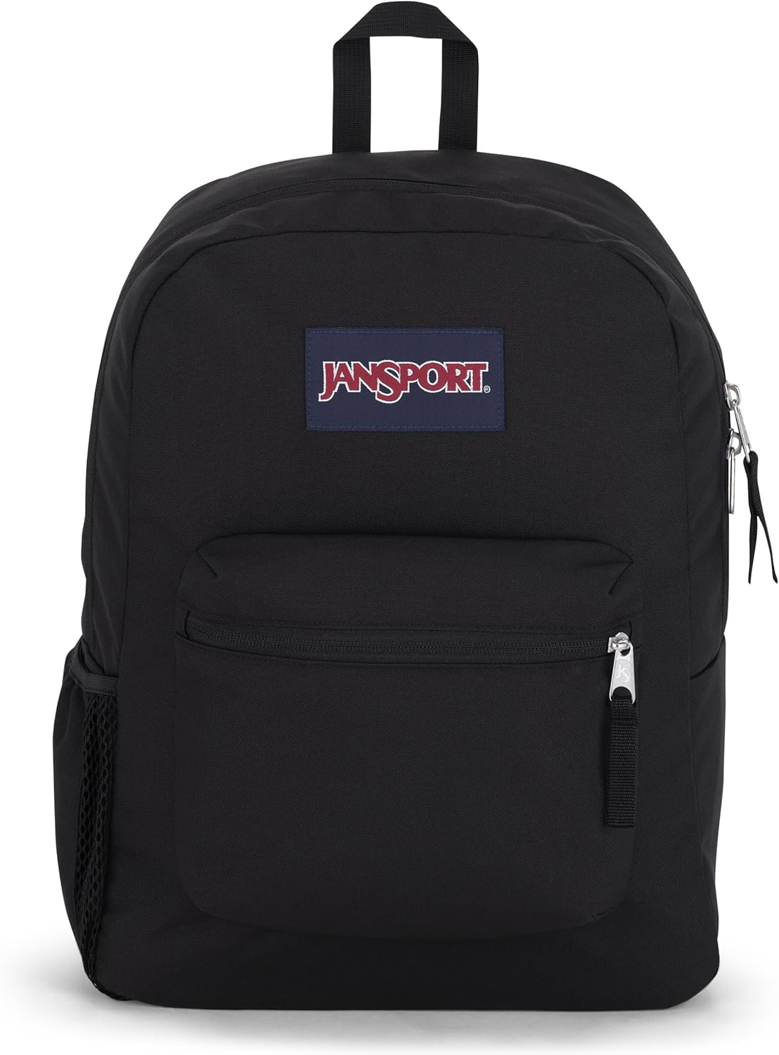 JanSport Cross Town Backpack 17" x 12.5" x 6" - Simple Bag for Everyone with 1 Main Compartment, Front Utility Pocket - Premium Class Accessories - Black - Image 9