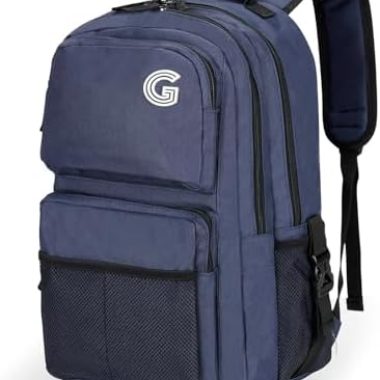 College Laptop Backpack, 17 inch Carry on Backpack Flight Approved. Large Capacity Design Can Accommodate Personal Item, Travel Clothes and Daily Books. Blue